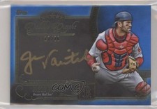2016 Topps Five Star Golden Graphs Blue 17/20 Jason Varitek Auto uk2