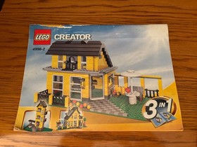LEGO CREATOR Beach House - 4996 3-in-1 COMPLETE with Manuals; No Box