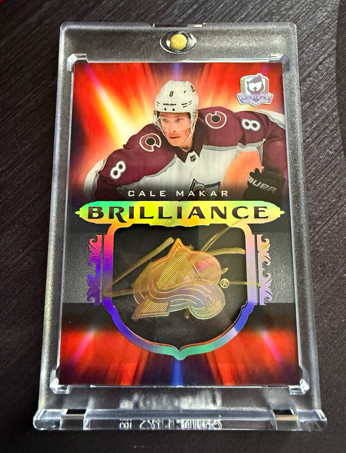 Upper Deck 2019-20 The Cup Cale Makar Avalanche Brilliance Auto #B-CM