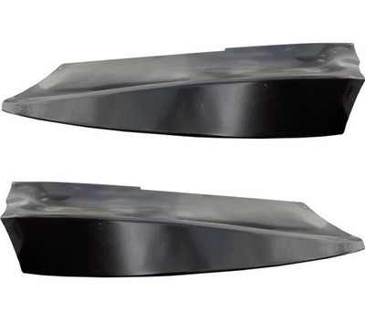 International Prostar Black Bumper Corners Pair Set Driver and Passenger