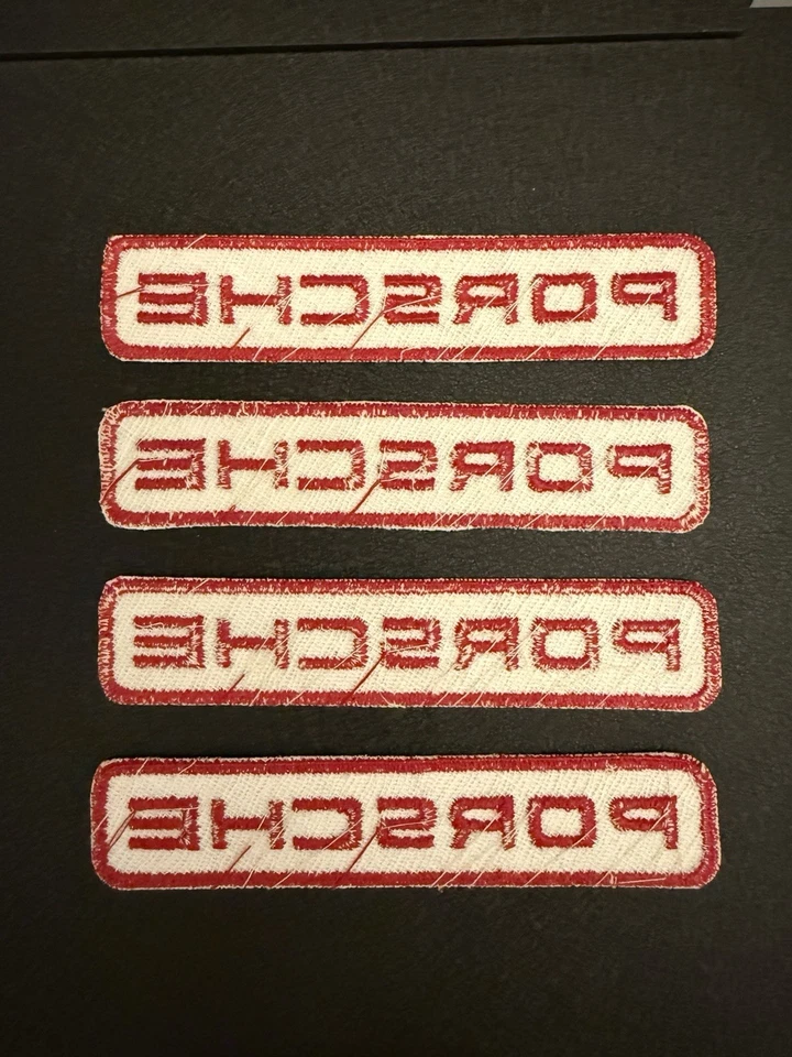 Parches con logotipo vintage de Porsche Foto 2 de 2