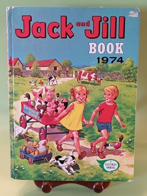 1974 Vintage Jack & Jill Book Annual / Traditional / Retro / Puzzles / Stories