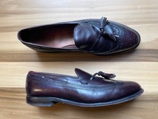 Allen Edmonds Manchester Tassel Loafers Oxblood Leather 10.5 AA Made In USA