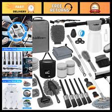 Ultimate Car Detailing Kit with Foam Gun  Wash Mop for Deep Cleaning  Shine