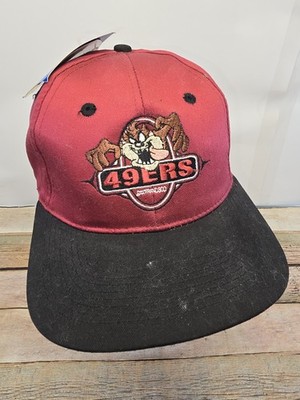 Vintage 90s Taz-Mania Devil San Fransisco 49ers Snapback Hat FAST
