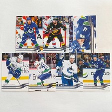 2025-26 Upper Deck Series One Hockey Team Base Set Vancouver Canucks