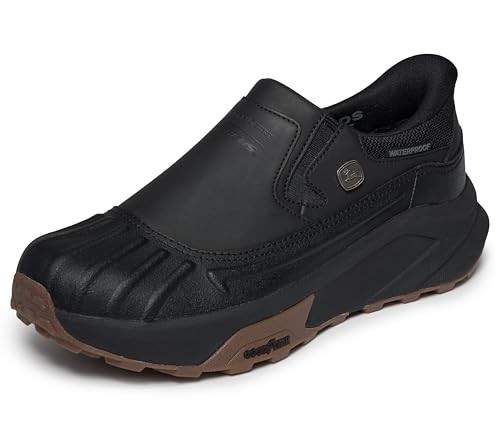 INS WATERPROOF, SIZE 8.5 - 256200 SKECHERS MEN JOHN DEERE KNOX BRANDO SLIP