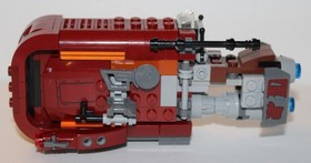 2015 Retired Star Wars Lego set #75099 Rey's Speeder 100% complete!