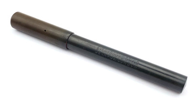 VINTAGE EVERYBODYS STYLO STIFT IN SCHWARZ HARTGUMMI DE LA RUE LONDON ENGLAND