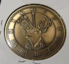 ELKS SALOON BPOE 1468 LAS VEGAS Token "Good For One Shot" 36th Helldorado 1970
