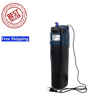 Fish Tank Filter Sun Aquarium Green Clean Submersible Machine 132gph for 10-4...