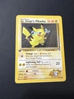 Pokemon Lt. Surge's Pikachu 81/132 Gym Heroes 1st Edition