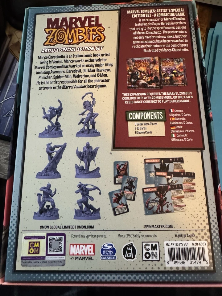 Marvel Zombies Artist's Special Edition Set Kickstarter Exclusive CMON Zombicide - Image 2 of 4