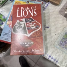 A Pride of Lions - New Zealand 1971 - Rugby - PAL VHS Video Tape 