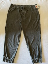 Women s Hanes Comfort Fit Scrub Pants Grey Size 2XL