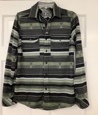 Born Primitive  Shirt Jacket Green /Black/Gra...