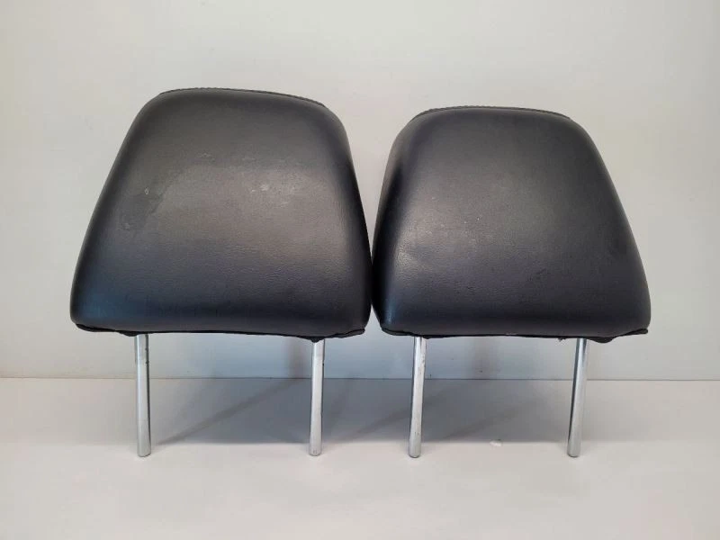 JUEGO REPOSACABEZAS DELANTERO DERECHO DERECHO IZQUIERDO CHRYSLER 300 RH 2011-2022 CUERO NEGRO Foto 3 de 4