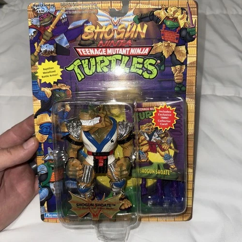 Vintage Shogun Shoate Teenage Mutant Ninja Turtles 1994 Playmates Purple Weapons