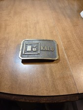 Vintage KALO Agricultural Labs Belt Buckle Lewis Corp. Palatine IL. Made In USA