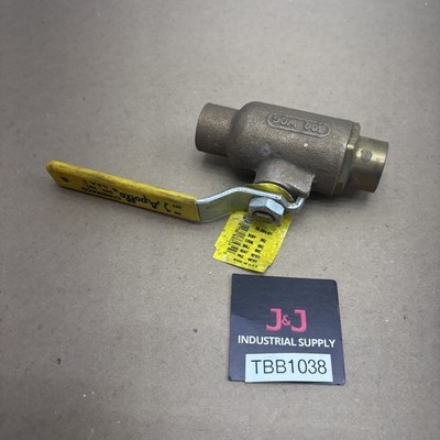 New Apollo 3/4'' Pipe, Standard Port, Bronze Standard Ball Valve 2 Piece Warranty
