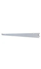 SSWBasics 14 inch Chrome Metal Shelf Bracket for Slotted Standard - ½ inch