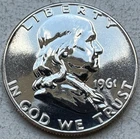 1961 Proof Franklin Half Dollar 90% Silver-INV#8336