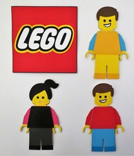 LEGO Title Boy Girl Person scrapbook die cut layered cardstock embellishment ONE