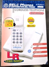 Bell Phones Cordless HomeTelephone Excursion #39202-1  White 900 MHz NEW!