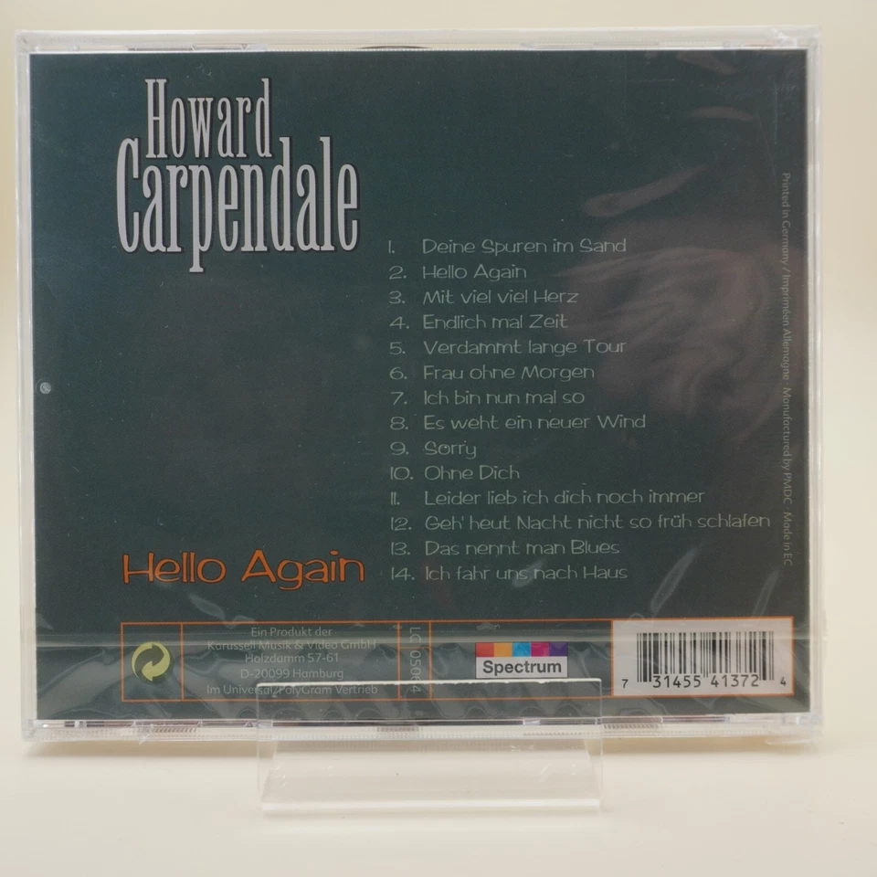 Howard Carpendale – Seine Großen Erfolge (Hello Again) | CD | Zustand Neu / OVP - Bild 2 von 2