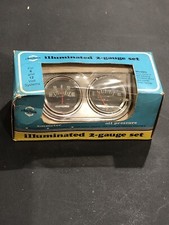 Nos Car Illuminated Dual Gauge Set Oil Pressure Ammeter Hot Rod Gauges Nos Car Illuminated Dual Gauge Set Oil Pressure Ammeter Hot Rod Gauges