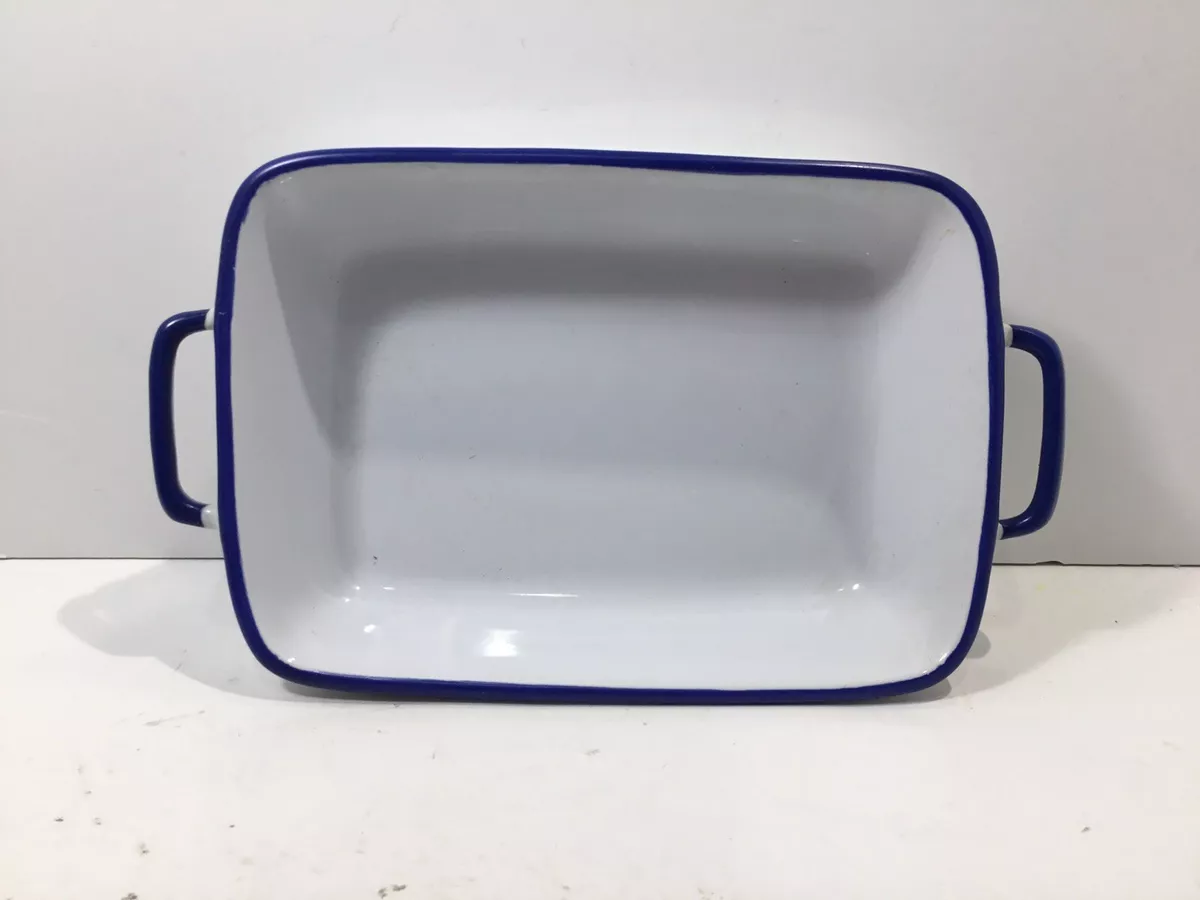 Mason Cash Enamour Blue And White Stoneware Rectangular Handles Casserole Dish