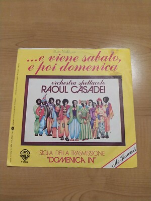 CASADEI Raoul - 45 RUNDEN UND kommt Samstag und dann Sonntag / Auf Hawaii (1529)