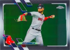 Alex Verdugo 2021 Topps Chrome Baseball MLB Base Card #168 Boston Red Sox MLB