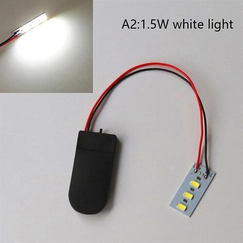 2PC DIY LED Lamp HO/OO Model Scale Miniatures Film Decorative Lights Lighting - Picture 8 of 11