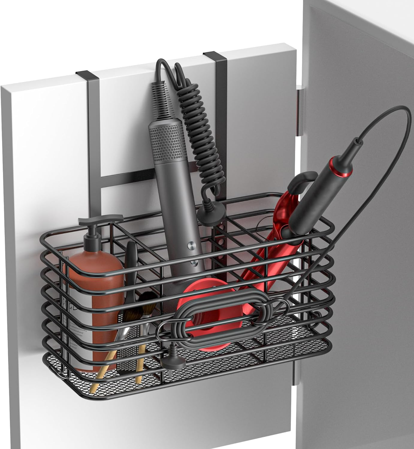 LONGD Bathroom Organizer,Hair Tool Organizer,Hair Dryer Holder,Daily Necessities