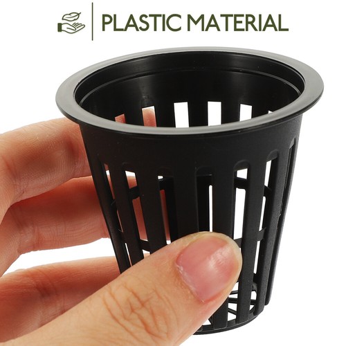 20 Pcs Blumentöpfe Ohne Erde Eimer Netztopf Hydroponischer Netzbecher - Bild 7 von 12