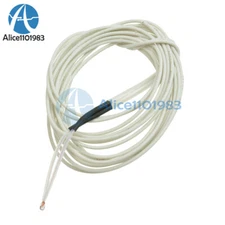 10pcs Reprap NTC 3950 thermistor 100K + 1 meter wire for 3D printer bed hot end 