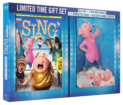 SING (BLU-RAY + DVD) (7 CHARACTER CARDS / 3 MINI-MOVIES) (LIMITED TIME (BLU-RAY)