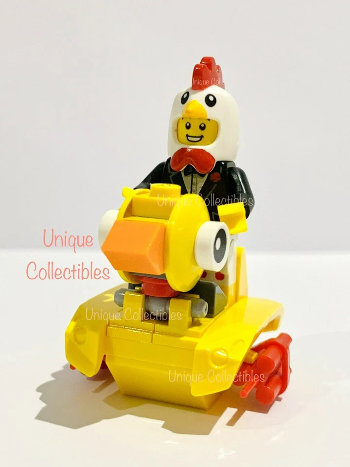 LEGO Minifigure Chicken Suit Guy with Duck Boat and Dynamite Bundle Brand New - Image 2 of 4