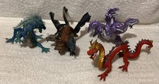 Lot Of 4 Safari Ltd Chimera Mythical Realms 3 Headed Dragon lion Goat Snake READ