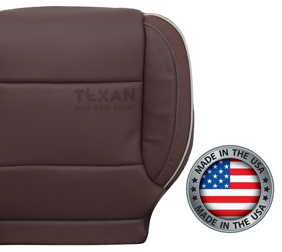 Коричневый перфорированный чехол на сиденье снизу для водителя Chevy Silverado High Country 2015 2016 годов выпуска - Изображение 3 из 4