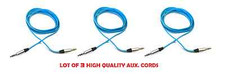 LOT OF 3 AUX. CORDS
