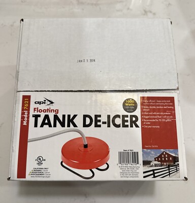 Allied Precision 7621 1000-Watt Floating De-Icer, Red (70-100 Gallons)