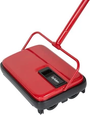 Carpet Sweeper, Mini Size Lightweight Hand Push - No Noise, Non-Electric