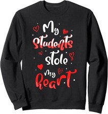 Funny Valentines Day Teacher Valentines Day Love Unisex Crewneck Sweatshirt