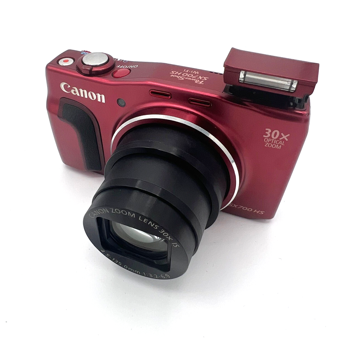 For Repair - Canon PowerShot SX700 HS Red Digital Camera