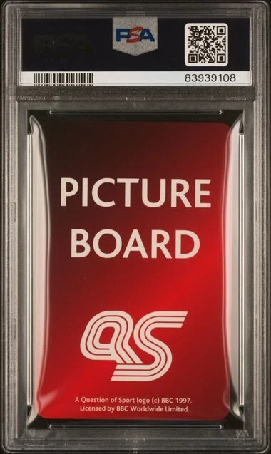 Severiano Ballesteros PSA 10 2007 A Question of Sport Golf Gem Mint SALE  - Image 2 of 2