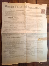 Ferrovia Sarda 2 March 1899 Auction Notice - 12975/28