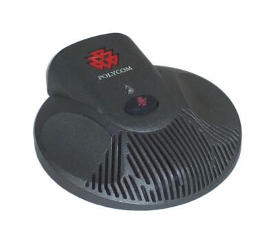 Zwei (2) Polycom SoundStation 2 erweiterte Mikrofone mit Kabeln - Teile-Nr. 2201-07155-005