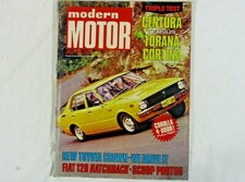 MODERN MOTOR MAGAZINE JULY 1975 MONARO GTS CENTURA TORANA CORTINA COROLLA FIAT 